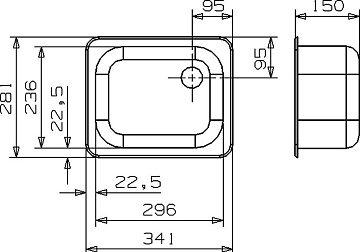 Мойка кухонная Reginox R18 2330 LUX OSK сталь