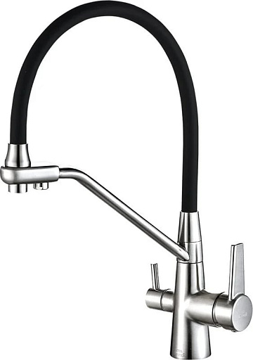 Смеситель для кухни Steel Hammer SH 903-6 Cr с гибким изливом