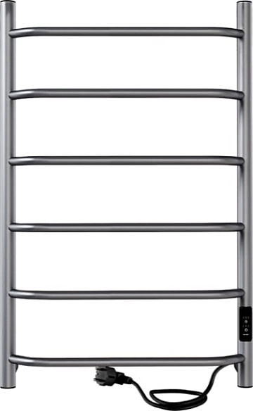 Полотенцесушитель электрический Indigo Roof Lux LCRLE80-50GFMRt graphite metallic