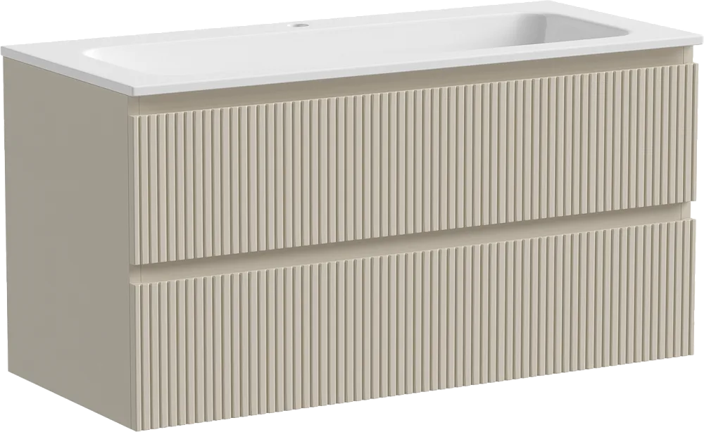 Тумба под раковину Sancos Snob T 100 подвесная Beige soft (капучино), SNT100CE Sancos — официальный сайт