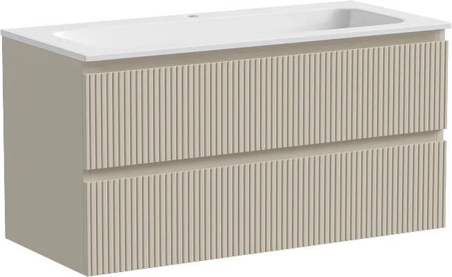 Тумба под раковину Sancos Snob T 100 подвесная Beige soft (капучино), SNT100CE Sancos — Оригинал