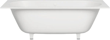 Ванна из искусственного камня Salini Ornella Axis S-Stone 180x80 см, встраиваемая, матовая белая, на