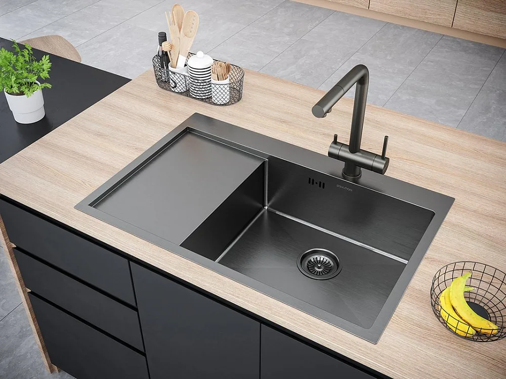 Смеситель для кухни Paulmark Skalen Sk213020-GM Sancos — официальный сайт