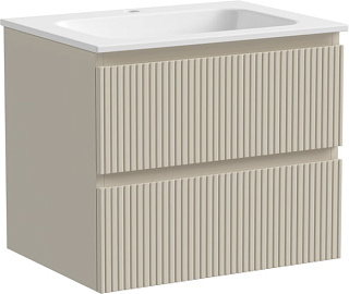 Тумба под раковину Sancos Snob T 60 подвесная Beige soft (капучино), SNT60CE