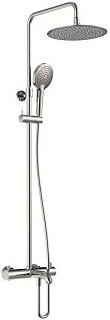 Душевая стойка AQUAme Siena AQM8008BN, никель