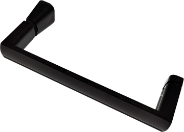 Душевая дверь в нишу Abber Schwarzer Diamant AG30130B5 130 см, профиль черный, стекло прозрачное
