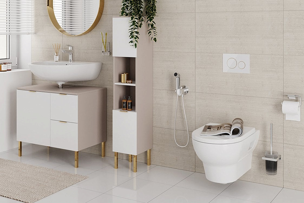 Гигиенический душ Hansgrohe Bidette S 1jet 29232000, со смесителем, C ВНУТРЕННЕЙ ЧАСТЬЮ, хром