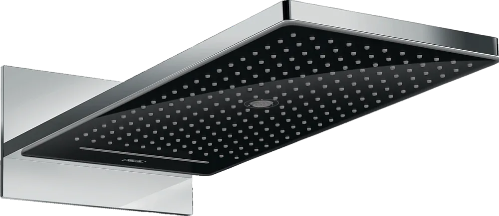 Верхний душ Hansgrohe Rainmaker Select 580 3jet 24001600 черный - хром Sancos — официальный сайт