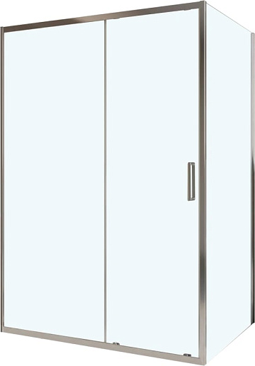 Душевой уголок BelBagno Luce AH-1-140/100-C-Cr профиль хром, стекло прозрачное