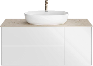 Тумба под раковину без столешницы KERAMA MARAZZI Plaza Modern 120 белая