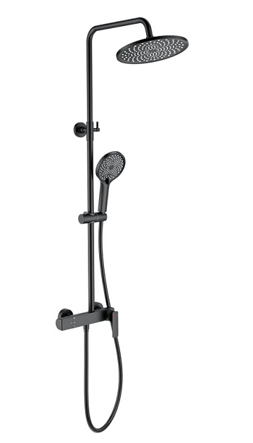 Душевая стойка Wonzon & Woghand WW-B3517-MB, матовая черная