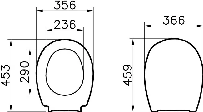 Крышка-сиденье VitrA Universal 115-003-001 Sancos — Оригинал