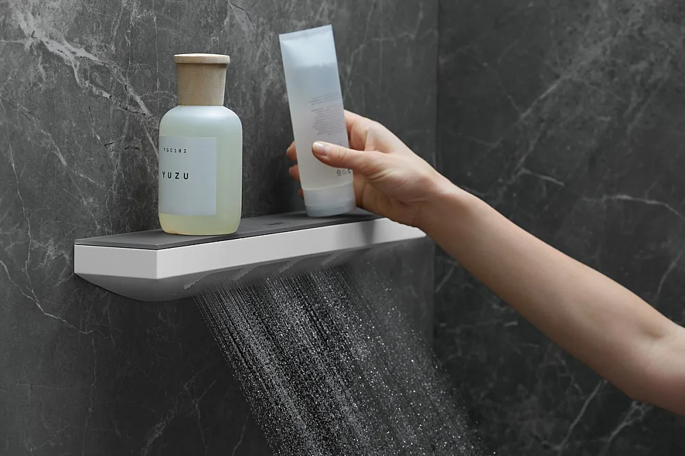 Верхний душ Hansgrohe Rainfinity 26243700 Sancos — официальный сайт