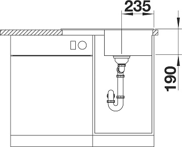 Мойка кухонная Blanco Zia 45 S Compact 524730 кофе