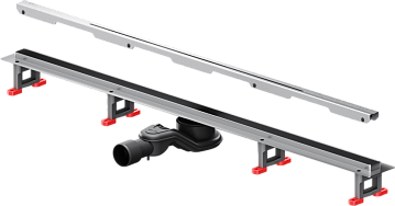 Душевой трап (лоток) AM.PM MasterFlow Slim line 100 см, сталь матовая