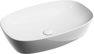 Накладная раковина Ceramicanova Element CN6049 белая глянцевая