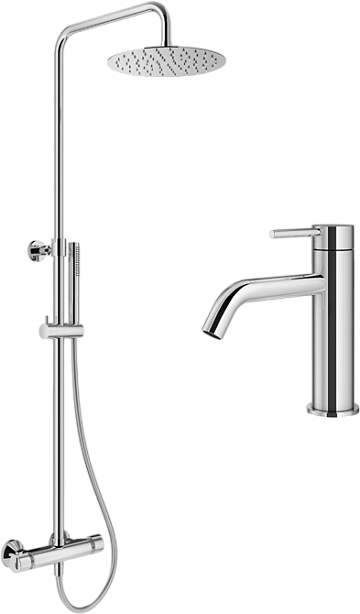 Комплект для ванной Plumberia Selection Ixo KITXO6302CR53 хром