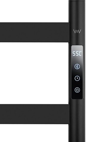 Полотенцесушитель электрический Wonzon & Woghand WW-A406-MB черный матовый
