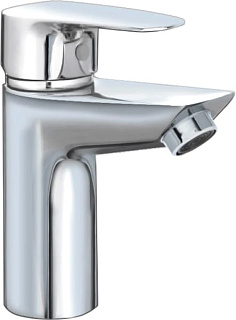 Смеситель для раковины AQUAme Prato AQMP6111 с донным клапаном, хром
