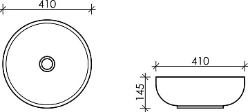 Накладная раковина Ceramicanova Element CN6021