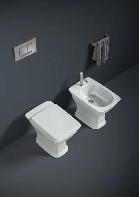 Биде напольное ArtCeram Civitas CIB002 01 00 белый Sancos — Оригинал