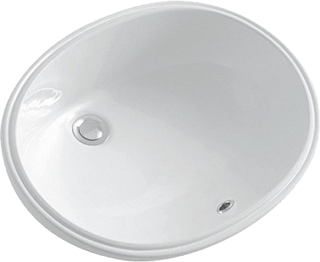 Раковина Kerasan Lavabi arredo Diamante 55x40 см, белая