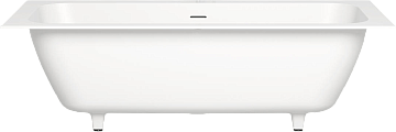 Ванна из искусственного камня Salini Orlanda Axis Kit S-Sense 190x80 см, встраиваемая, матовая белая