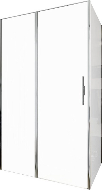Душевой уголок Allen Brau Priority 120x80, профиль хром, стекло прозрачное