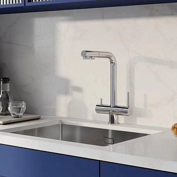 Смеситель для кухни IDDIS Umbra UMBSBPFi05, глянцевый хром