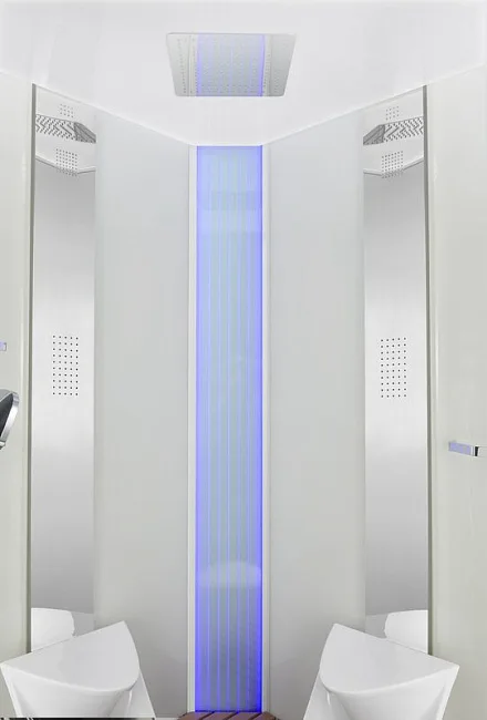 Душевая кабина Orans 89106W0LH белая, с баней, удлиненная ручка Sancos — Оригинал