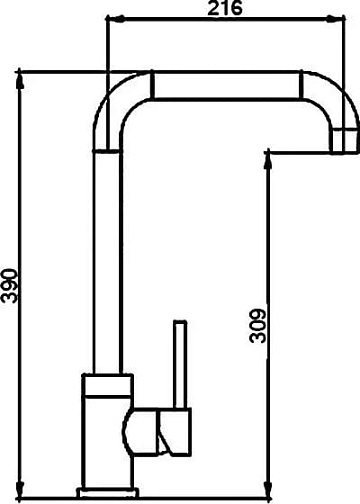 Смеситель для кухни Seaman Eco Glasgow SSN-3026