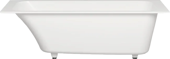 Ванна из искусственного камня Salini Orlanda S-Sense 160x70 см, встраиваемая, белая, на ножках Sancos — Оригинал