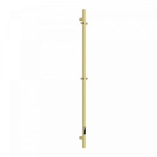 Полотенцесушитель электрический Sancos Linn 150x3 I-образный, брашированное золото, SC13002BG
