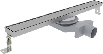 Душевой трап (лоток) Plumberia Selection PSL Linear 80 см, нержавеющая сталь матовая