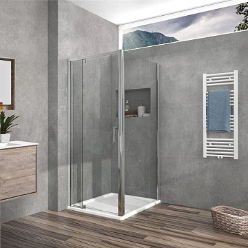 Душевой уголок Vincea Intra VSR-1I809080CL 90x80 см, профиль хром, стекло прозрачное