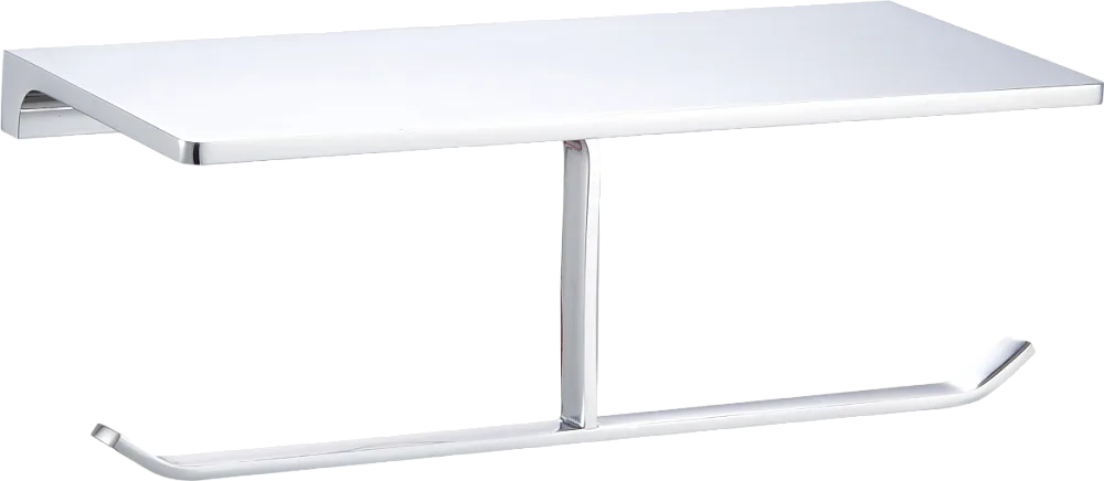 Держатель туалетной бумаги Wonzon & Woghand WW-9156 хром, с полкой Sancos — официальный сайт