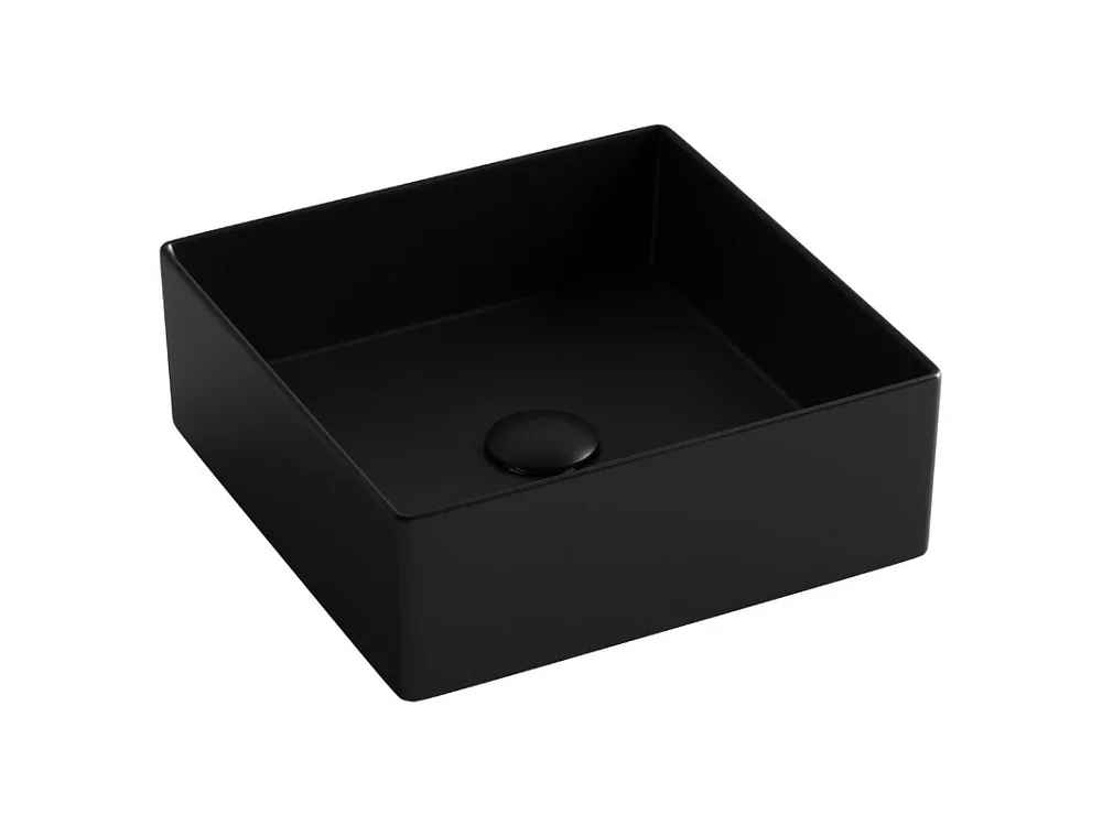 Накладная раковина Ceramicanova Element CN6068MB черная матовая Sancos — официальный сайт