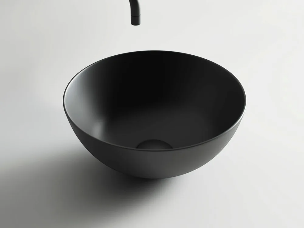 Накладная раковина Ceramicanova Element CN6004 черный матовый Sancos — официальный сайт