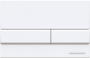 Система инсталляции для унитазов Ceramicanova Envision Flat CN1002W, кнопка белая