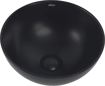 Накладная раковина Abber Bequem AC2106MB матовая черная