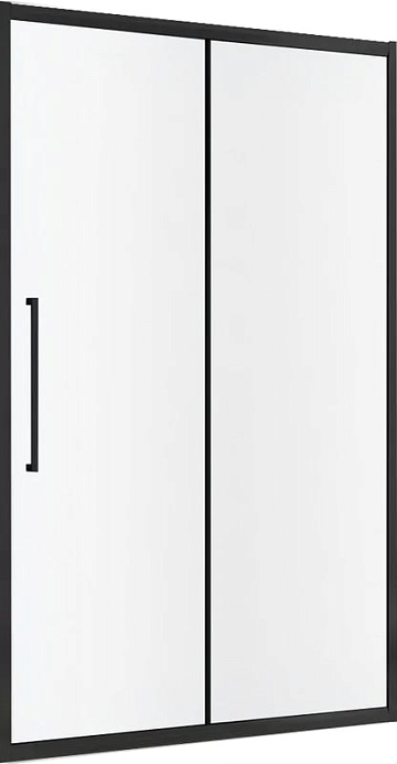 Душевая дверь в нишу Abber Schwarzer Diamant AG30140BMH 140 см, профиль черный, стекло матовое