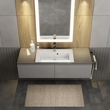 Раковина Uperwood Aurora 60 см, глянцевая белая