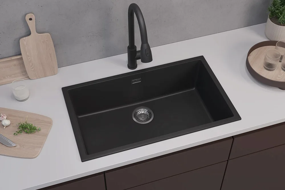 Мойка кухонная Alveus Omni Granital 40 carbon Sancos — официальный сайт
