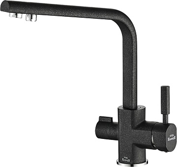 Смеситель для кухни Steel Hammer SH 909 Black Cr