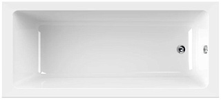 Акриловая ванна Cezares Plane Solo Mini 170-80-42-W37 без опоры 170x80 см, пристенная, белая