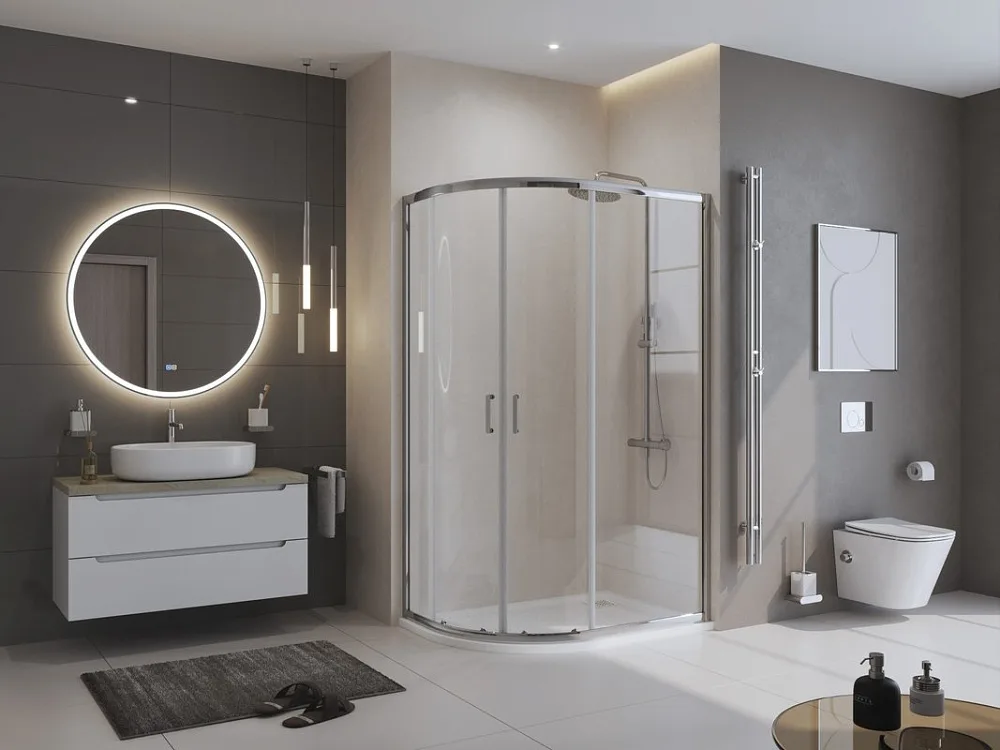 Поддон для душа BelBagno Uno TRAY-MR-UNO-RH-120/90-550-35-W-R-BO 120х90, белый, с сифоном Sancos — официальный сайт