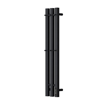 Полотенцесушитель электрический APEXTERMO Сириус Лайт SR10182BL 800x120 с крючками, черный