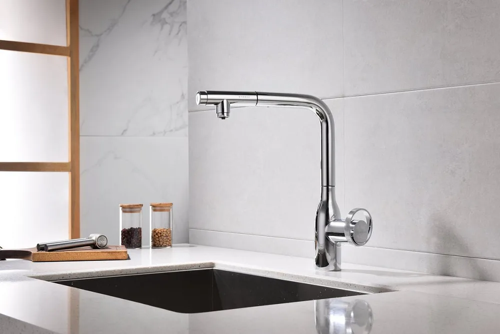 Смеситель для кухни Paulmark Urban Ur213104-CR хром Sancos — официальный сайт