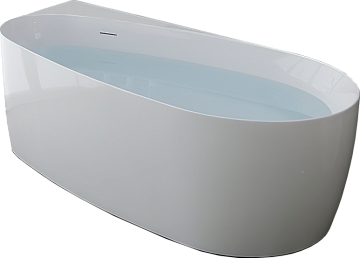 Отдельностоящая ванна Allen Brau Priority 2 170x80 см, белая матовая, 2.31002.21