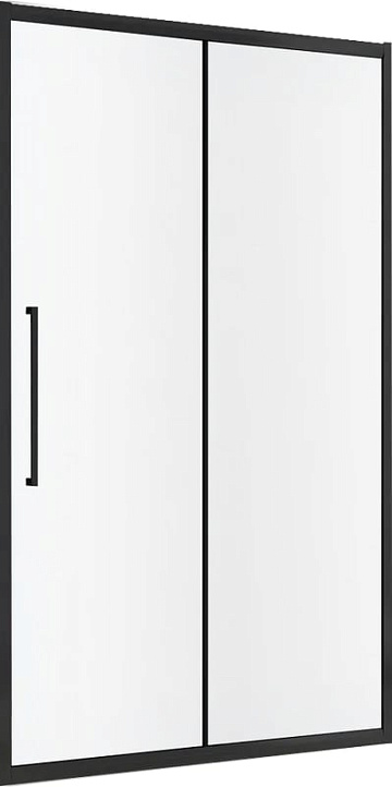 Душевая дверь в нишу Abber Schwarzer Diamant AG30120BMH 120 см, профиль черный, стекло матовое